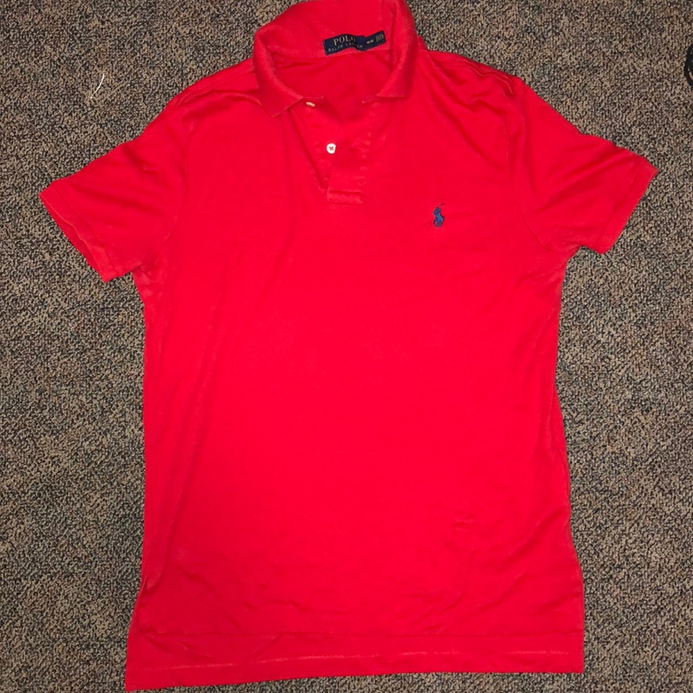Red Polo Ralph Lauren polo shirt